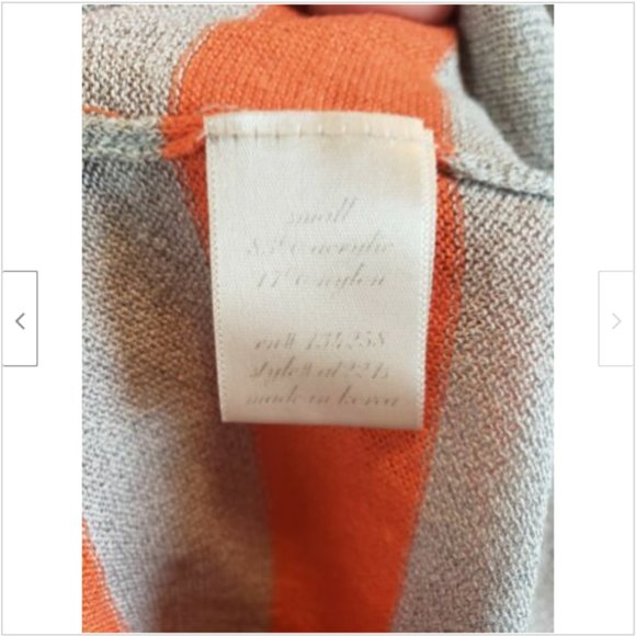 Anthropologie Bird Cage Sheer Knit Striped Sweater - Picture 6 of 6